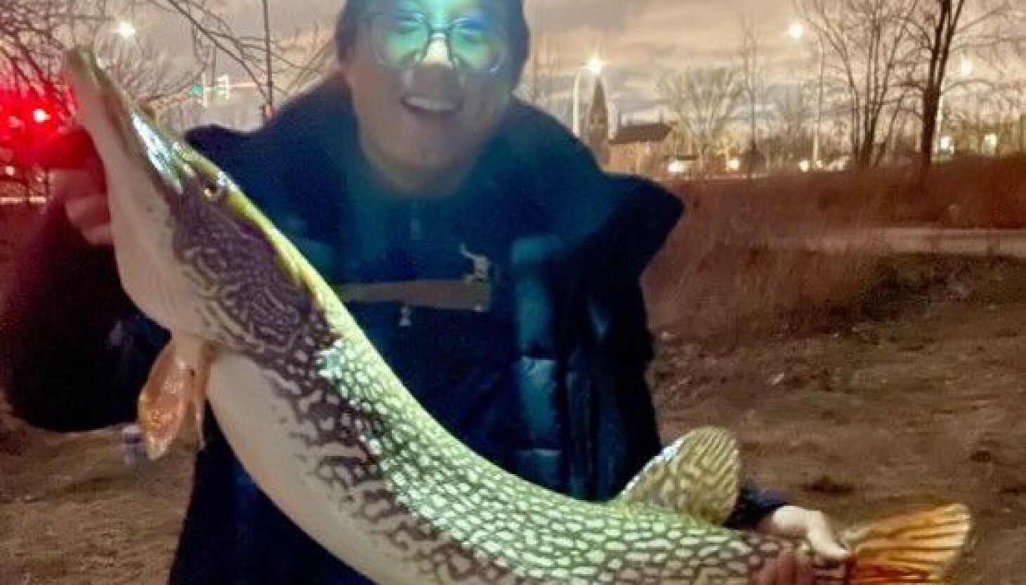 NextImg:Surprise big northern pike while jigging perch and lakers