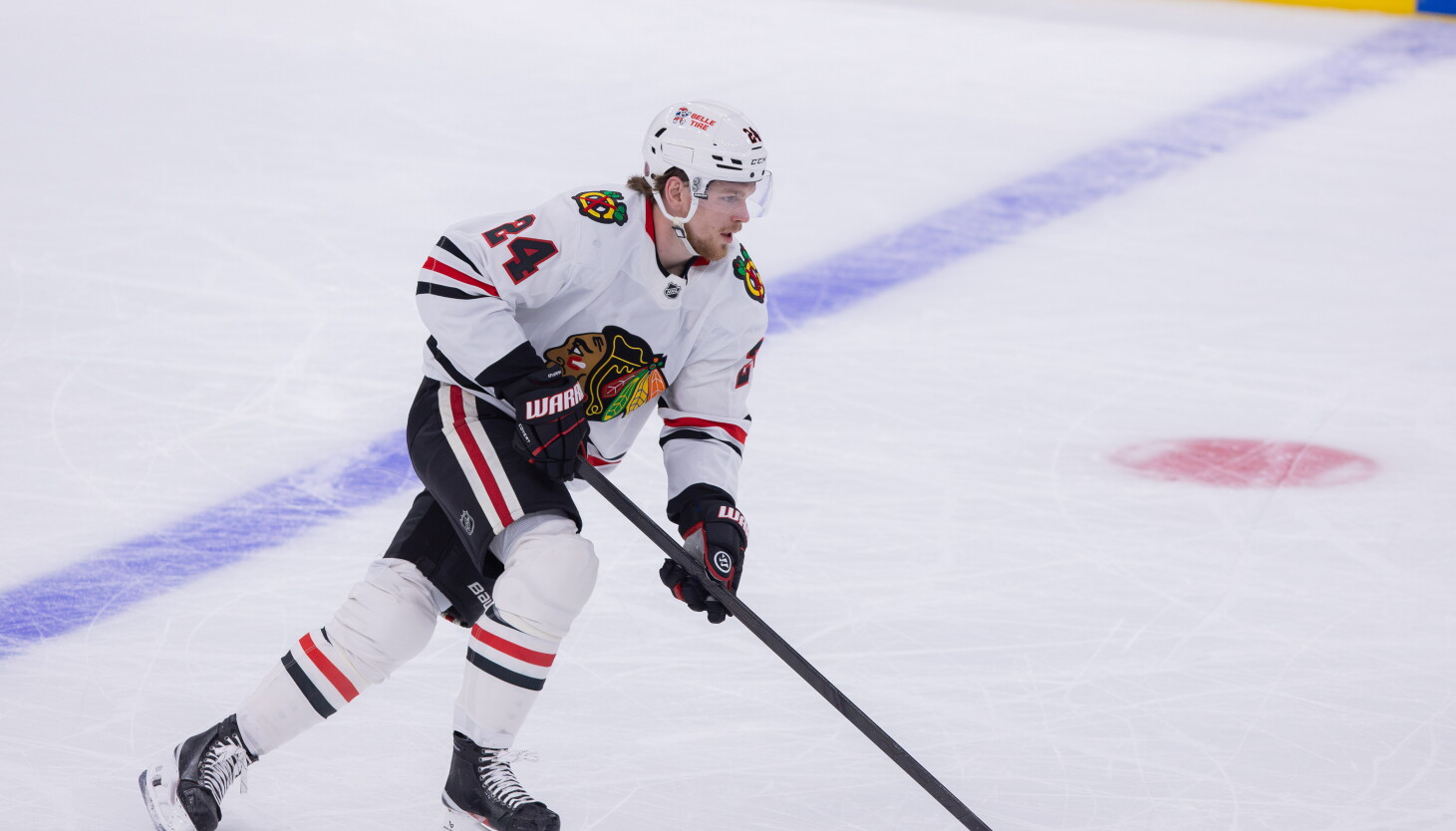 With new dad Bowen Byram back in fold, Blackhawks hope to stabilize defense