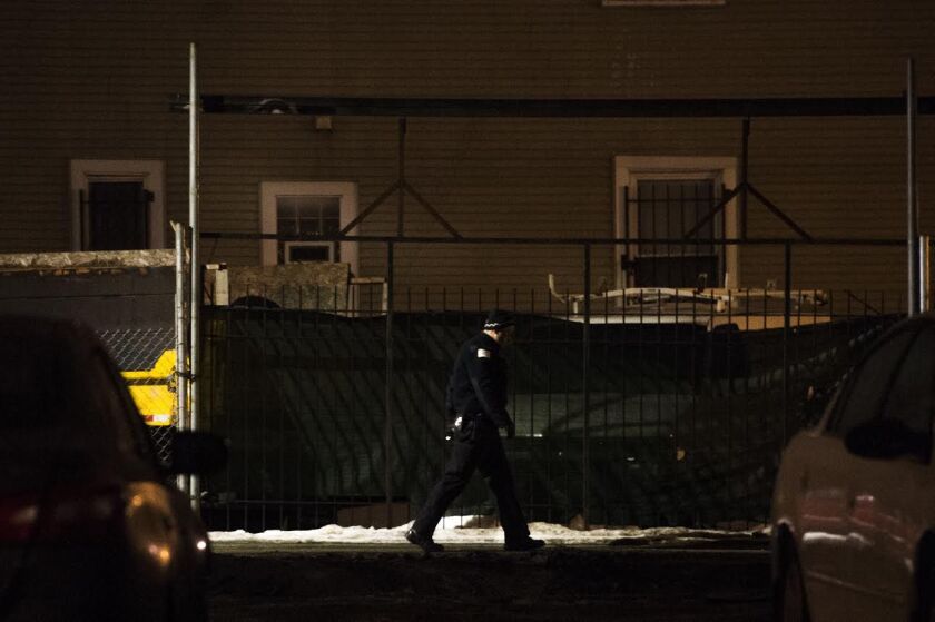 A male was shot and killed Monday morning in the 2200 block of South Keeler Avenue. Tyler LaRiviere/Sun-Times