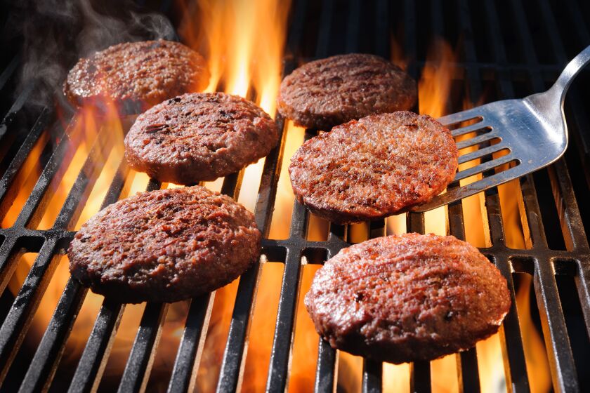 Ground beef should be cooked to an internal temperature of at least 160°F (70˚C).