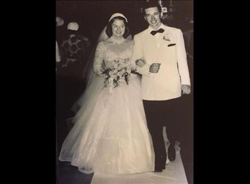Dr. Randall and Margaret McNally on their wedding day in 1953.
