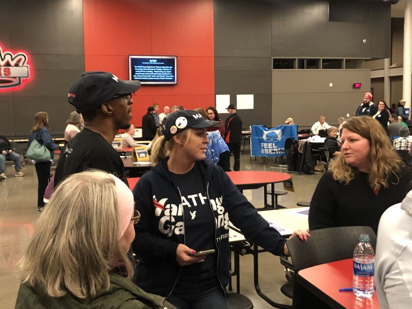 Andrew Yang precinct captain Melissa Franzen.