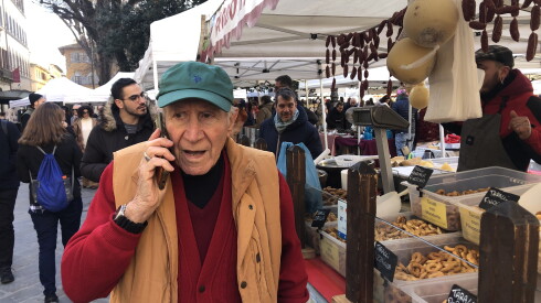 Pietro Esposito, columnist Stefano Esposito's 94-year-old father, lives in Florence, Italy, "on a diet of seeds, wine, lots of vegetables and espresso." | Stefano Esposito/Sun-Times