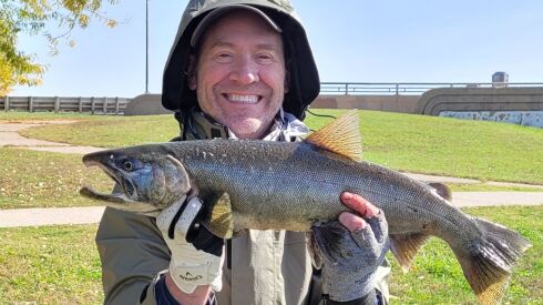 Laurance Reed continues his good stretch of fall fishing on the Chicago lakefront. Provided photo