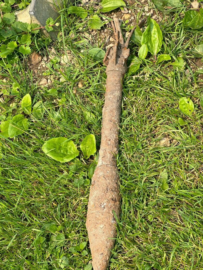 An object that resembles a World War II-era rocket was found in unincorporated Antioch Thursday.