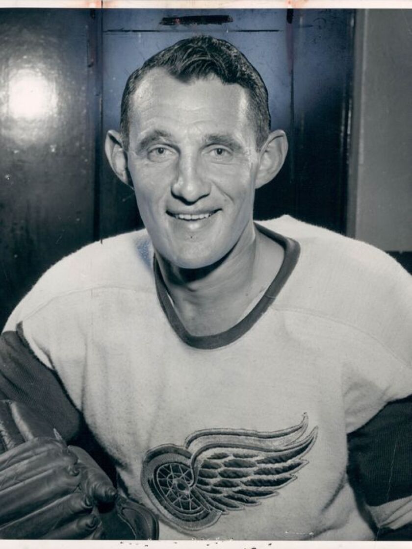 Bill Gadsby ended his playing career with the Detroit Red Wings and also briefly coached the team. AP file photo