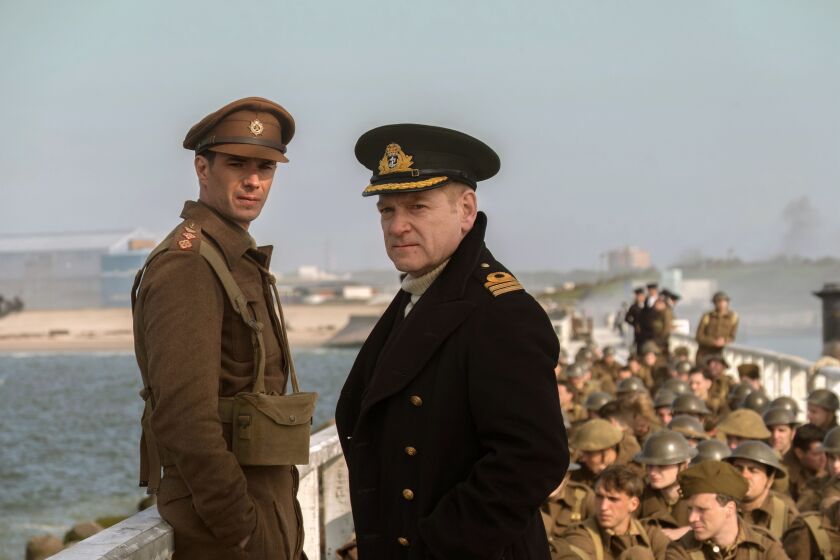 James D’Arcy (left) and Kenneth Branagh in “Dunkirk.” | Warner Bros. Pictures