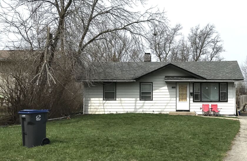 Federal authorities sought a warrant to search this house in Zion. | Ruth Fuller/For the Sun-Times