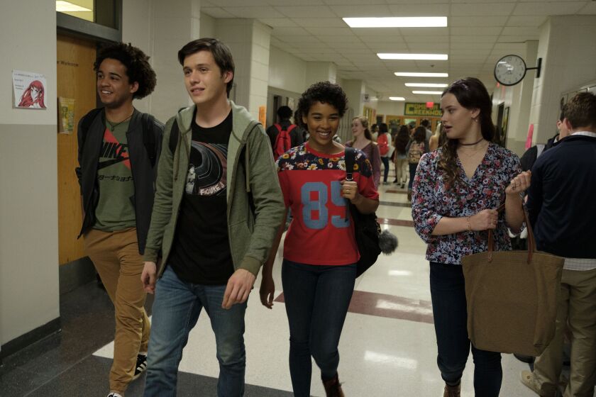 “Love, Simon” stars Jorge Lendeborg (from left), Nick Robinson, Alexandra Shipp and Katherine Langford. | Twentieth Century Fox