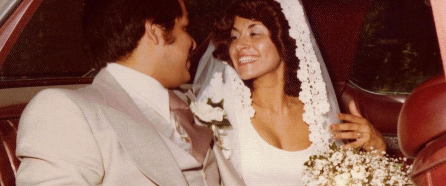 Phillip and Karen Rios on their wedding day.
