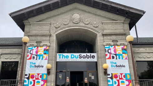 The DuSable Black History Museum and Education Center on 56th Place in Washington Park.