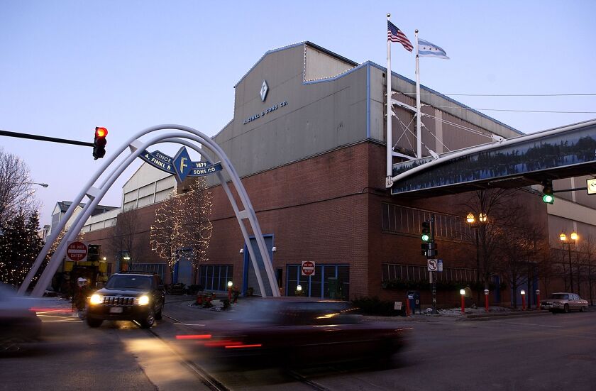 Developer Sterling Bay wants to build a residential and commercial development on 28 acres along the Chicago River in Lincoln Park that once housed Finkl Steel (above). | Sun-Times file photo