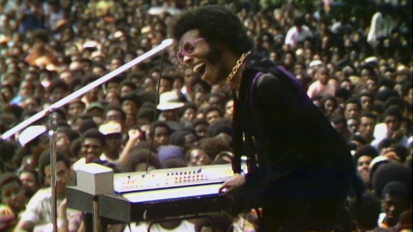This image released by the Sundance Institute shows a scene from the documentary “Summer Of Soul (Or, When The Revolution Could Not Be Televised)” by Ahmir “Questlove” Thompson.