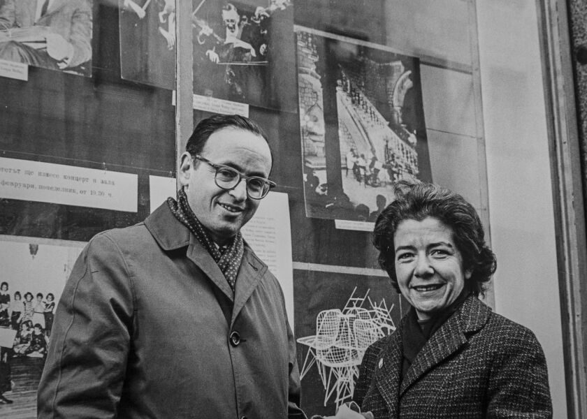 Evi and Walter Levin in Bulgaria in 1965.