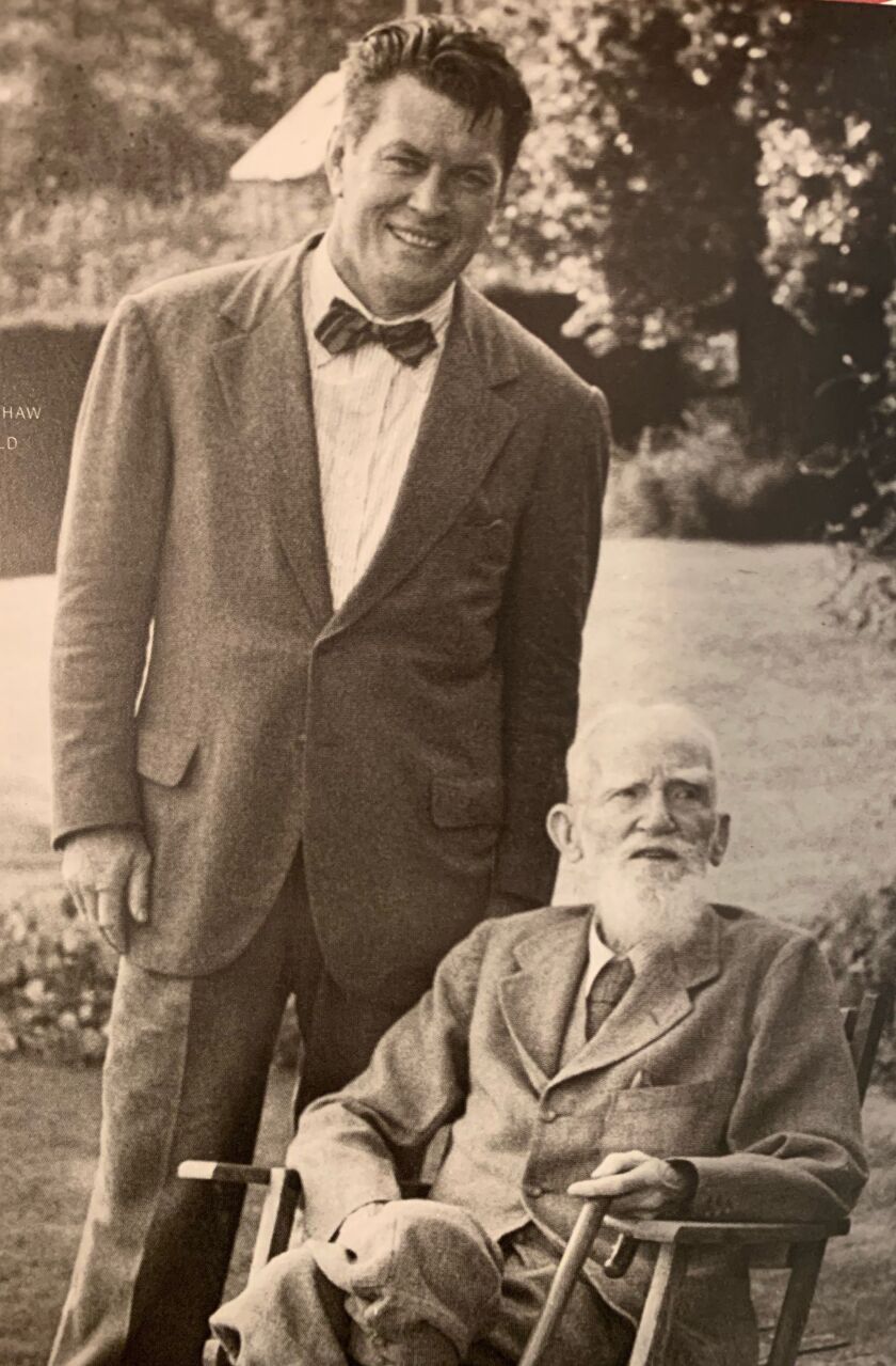 Boxer Gene Tunney, left, and playwright George Bernard Shaw. A play about their improbable friendship, written by Doug Post, opens at the Wit Theater on Belmont Avenue this month.