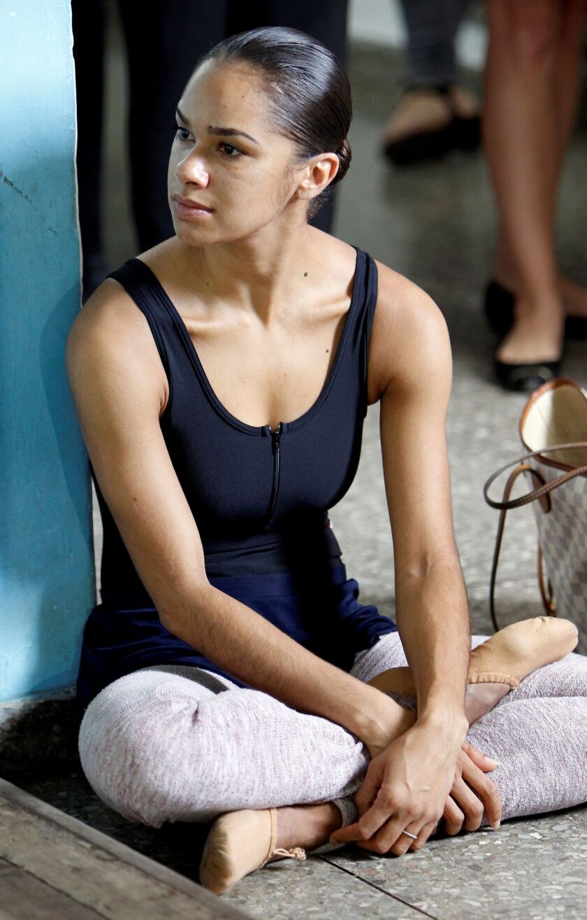 American Ballet Theater dancer Misty Copeland visits the Cuban National Ballet in Havana on November 15, 2016. | ERNESTO MASTRASCUSA/AFP/Getty Images)