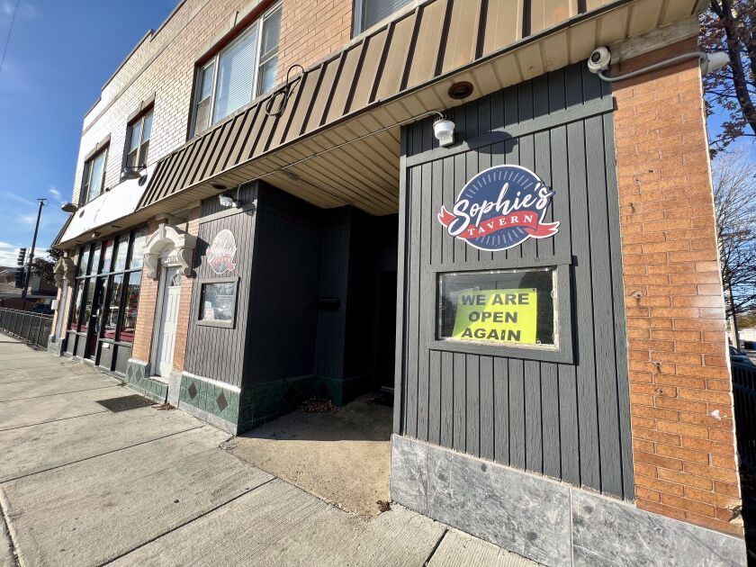 Sophie’s Tavern, near the intersection of Archer Avenue and Pulaski Road in Chicago’s 14th Ward on the Southwest Side.