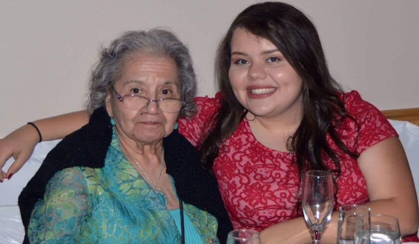 Lois Ontiveros with great-granddaughter Jordan Lozano. | Family photo