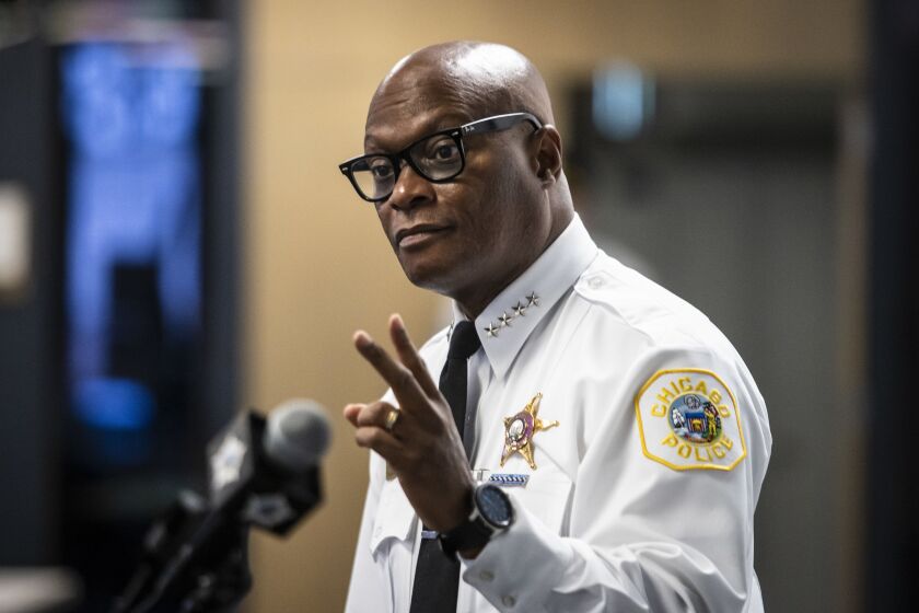 Chicago police Supt. David Brown.