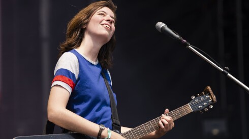 Julia Steiner of Ratboys performs on the first day of Lollapalooza at Grant Park, Thursday, July 31, 2025. | Pat Nabong/Sun-Times