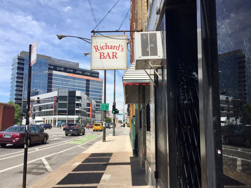 Michael Raines was leaving Richard’s Bar when he heard gunfire. | Sam Charles / Sun-Times