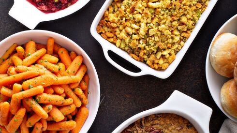 Make your own Thanksgiving dinner side dishes, such as stuffing, cranberry sauce and veggies. It can save you some money this holiday season.