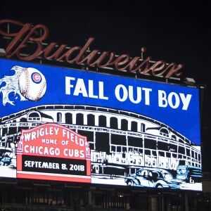 Fall Out Boy performs at Wrigley Field. | Ashlee Rezin/Sun-Times