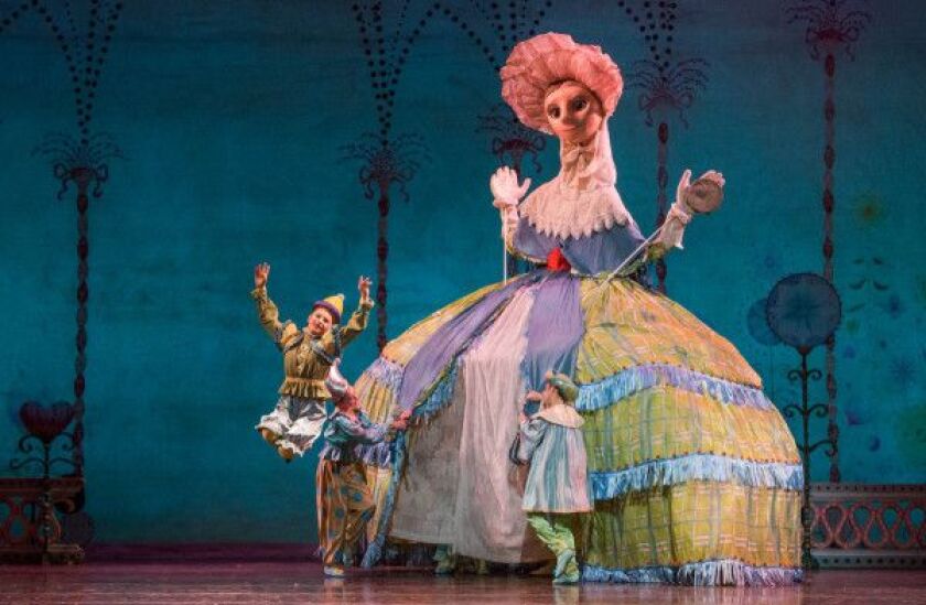 “Mother Ginger’s Polichinelles” from the Joffrey Ballet’s production of “The Nutcracker.” | PHOTO COPYRIGHT CHERYL MANN PRODUCTIONS