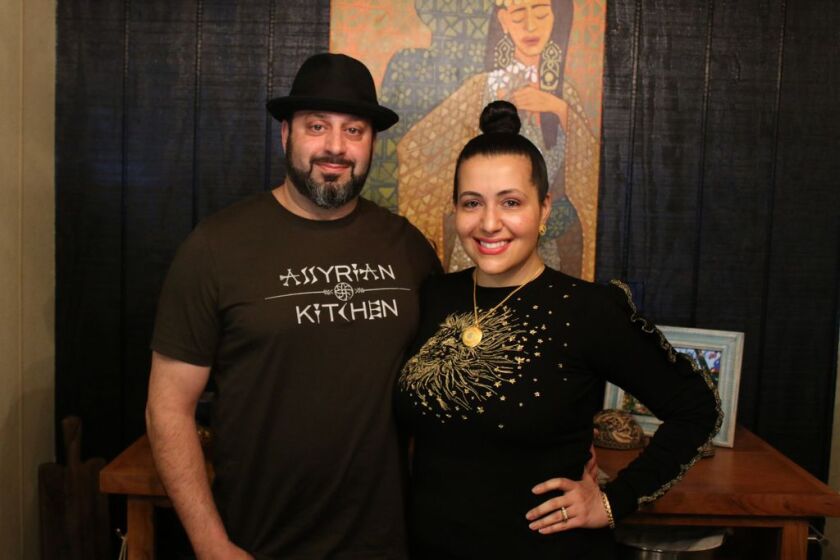 Daniel Sarkiss and Atorina Zomaya are the co-owners of Assyrian Kitchen in Jefferson Park. Brian Rich/Sun-Times