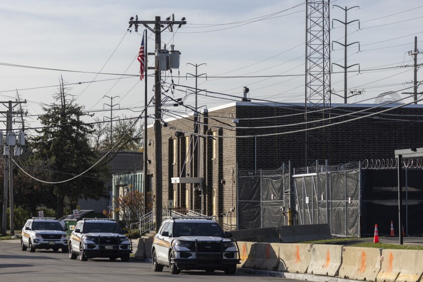 The U.S. Immigration and Customs Enforcement facility in Broadview