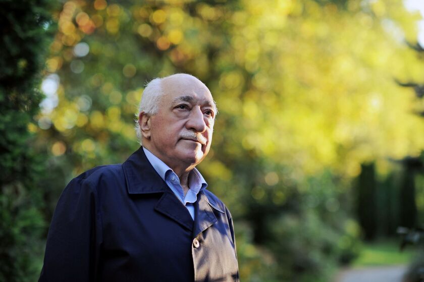 This handout file picture released on September 24, 2013 by Zaman Daily shows exiled Turkish Muslim preacher Fethullah Gulen at his residence in Saylorsburg, Pennsylvania. | AFP PHOTO/ZAMAN DAILY/SELAHATTIN SEVI /Getty Images