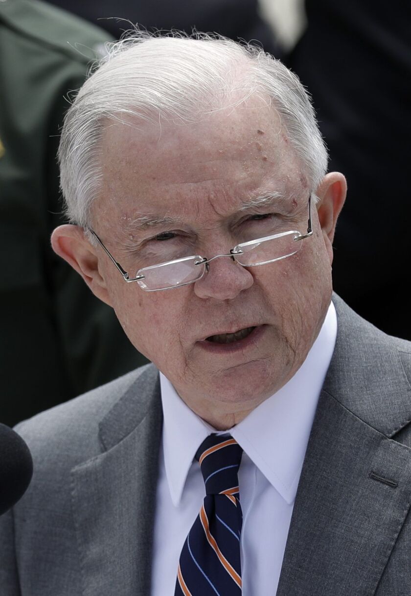Attorney General Jeff Sessions (AP Photo/Gregory Bull)