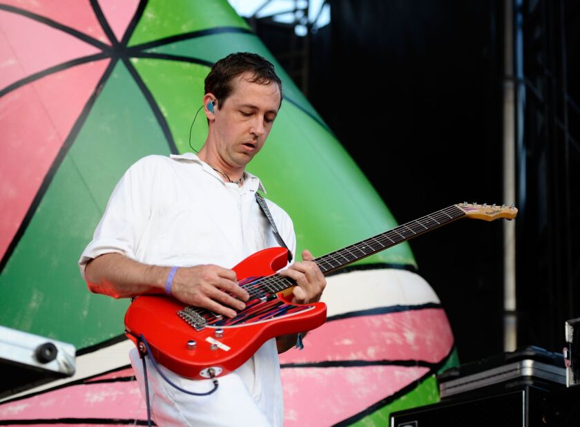 Josh Dibb of Animal Collective performs during 2013 Governors Ball Music Festival at Randall’s Island in New York City.