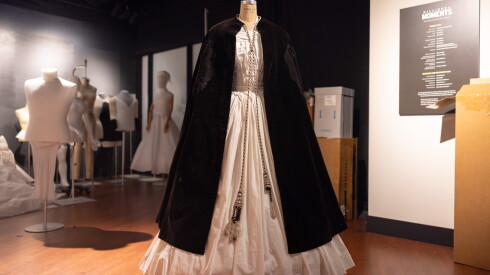 An opera cape belonging to Mary Todd Lincoln