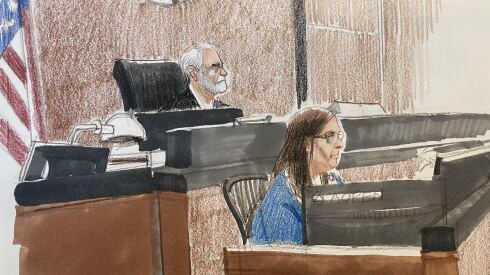 U.S. District Judge John Blakey presiding over a sentencing hearing Wednesday for Benjamin Cortez-Gomez.