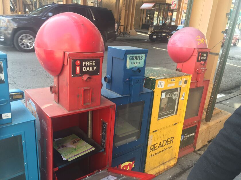 A man has been accused of stealing papers out of newspaper boxes and replacing them with a single issue of another magazine. | Provided photo