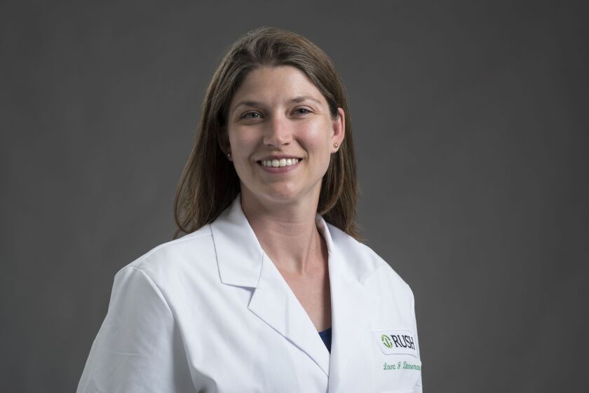 Dr. Laura Zimmermann, a preventative care specialist at Rush University Medical Center, says don’t dismiss signs of a cold or symptoms that resemble allergies because these could be mild COVID.