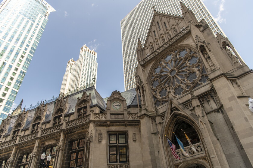 The Archdiocese of Chicago, located at 835 N. Rush St., Thursday, April 22, 2021.