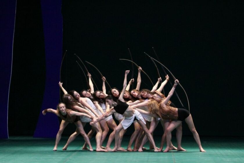 The Joffrey Ballet will perform John Neumeier’s full-length work, “Sylvia,” seen here in a performance by the Hamburg Ballet. (Photo: Photo by Holger Badekow courtesy of Hambur gBallet)