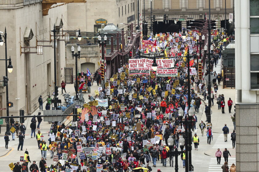 May Day Rally CPS students and teachers mark civic day of action as thousands march ...