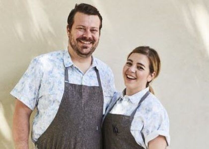 Husband-and-wife duo David and Anna Posey of Elske restaurant Chicago. | Photo by @yungbludlau FACEBOOK