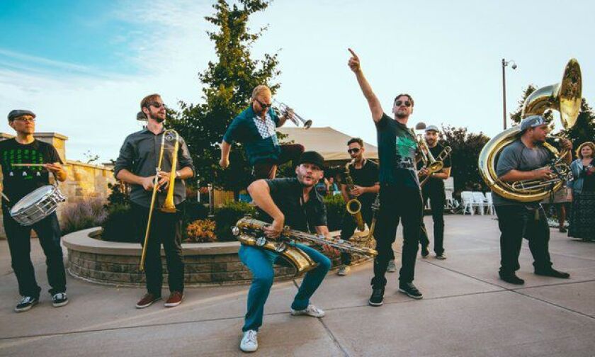 Chicago-based collective Lowdown Brass Band is scheduled to perform at the FireFest Hip Hop Block Party.