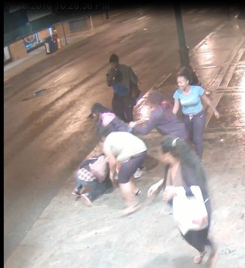 Surveillance photo from a robbery about 10 p.m. Oct. 19 in the 0-100 block of East Van Buren Street. | Chicago Police
