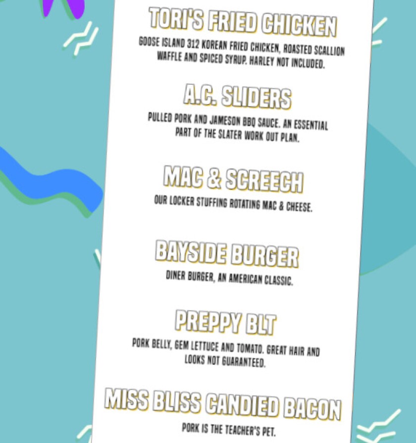Saved by the Max sample menu. Full menu coming soon!