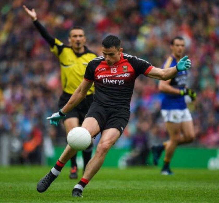 Jason Doherty of the Mayo GAA Gaelic Football team in action in a match earlier this season. | Mayogaa.com