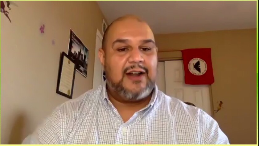 Alejandro Chavez is the grandson of labor leader Cesar Chavez, who won victories for the United Farm Workers union in the 60s and 70s. An activist working in grassroots organizing, Latinx outreach and movement-building, he is following in his grandfather’s footsteps.