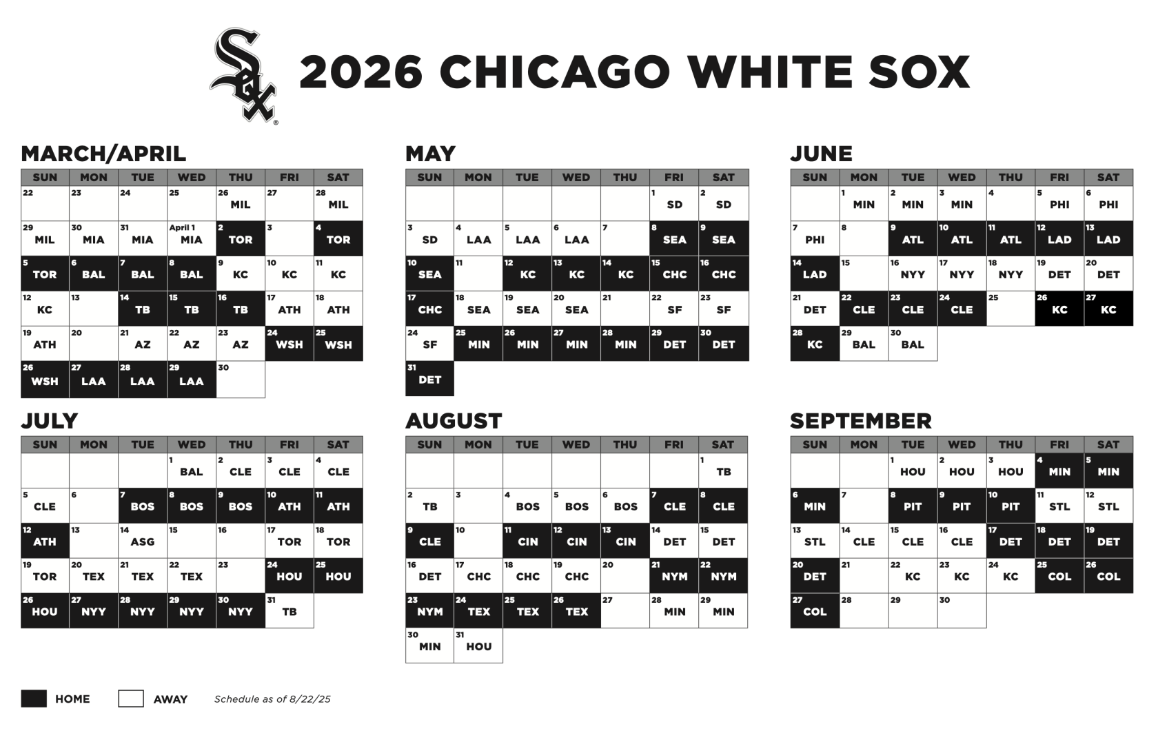 White Sox Release 2026 Schedule Chicago Sun Times white-sox-release-2026-schedule-chicago-sun-times