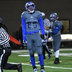 Taft’s Kobe Collins (80) celebrates. Worsom Robinson/For the Sun-Times.