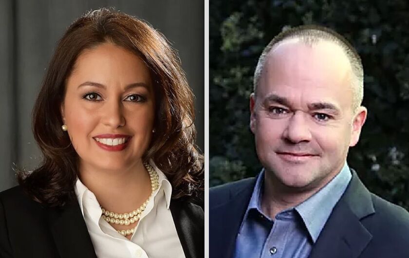 Araceli Reyes De La Cruz, left; James Patrick Crawley, right.