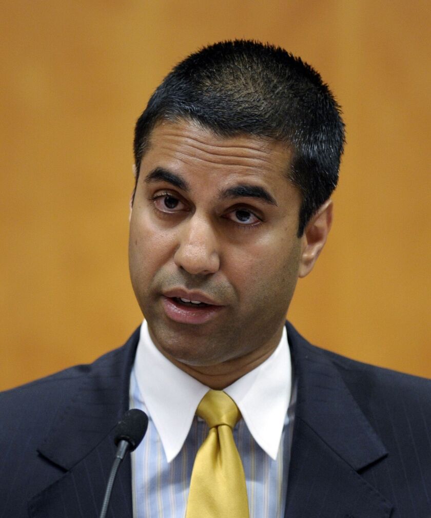 FCC commissioner Ajit Pai (AP Photo/Susan Walsh, File)